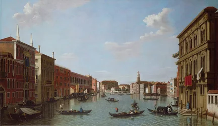 Het Grote Kanaal en San Geremia, Venetië, 18e eeuw